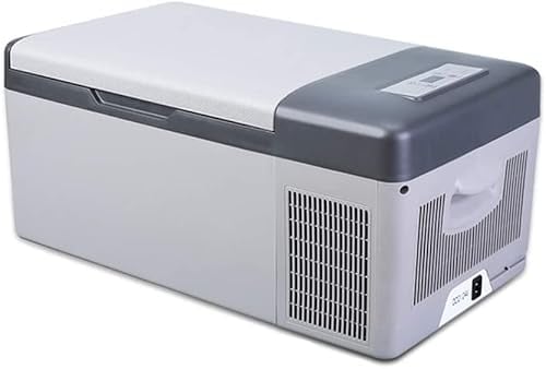 Samnuerly Frigorifero per Auto Display Digitale Portatile Compressore Frigorifero Congelatore L'auto e la casa Sono Disponibili 12v/24v/220V