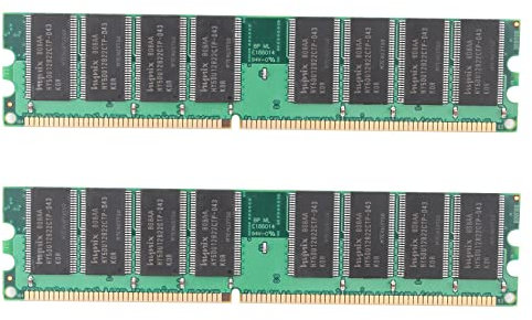 Pavewood 2 x DDR 1GB PC RAM DDR1 Desktop PC3200 400 MHz 184 Pin Non-ECC Computer Memoria Module