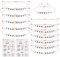 Kssvzz Jga Armbänder Frauen, Jga Accessoires Frauen für Junggesellenabschied Frauen, 12 pcs Team Braut Armbänder und 2 pcs Aufkleber aus Roségold für Dating, Hochzeit, Begleitgeschenk