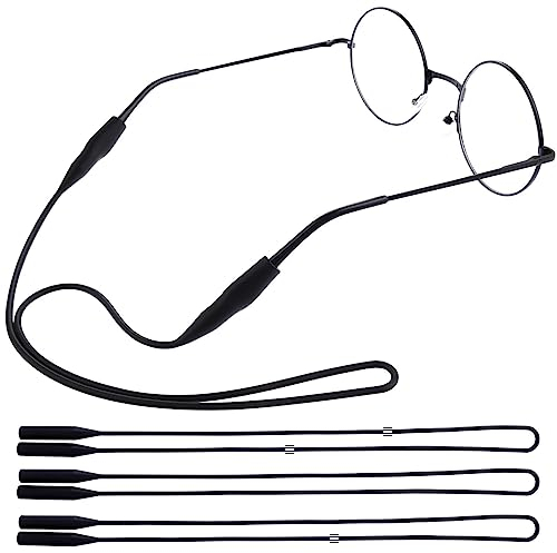 WLLHYF 3pcs Glasses Strap Silicone Waterproof Sunglasses Straps Anti-Silp Adjustable Sports Elastic Strap Holder Universal Size for Men and Women