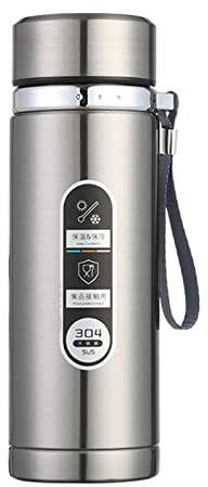 Botella Aislante Portátil De Acero Inoxidable, 1000 Ml, Botella De Agua Térmica Al Vacío De Doble Pared Para Hombres Y Mujeres, Ideal Para Actividades Al Aire Libre