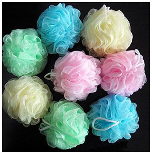 Boule De Bain 1pc boules de bain baignoire baignoire baignoire baignoire nettoyage nettoyage maille douche lavabo éponge Produit de lavage corps outil accessoire baignoire fleur Boules De Bain