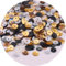 1 Pack Pailletten zum basteln,Pailletten 6mm,Lose Pailletten,Handwerk Pailletten Spangles,für DIY Basteln Kunsthandwerk,Kleidung,Nähen,Hochzeitsdekor,ca.1000 pro Paket,Gold und Silber gemischt