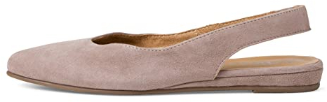 Tamaris Damen Klassische Ballerinas, Frauen Flats,Comfort Lining,TOUCHit-Fußbett,Slip-ons,klassisch elegant,Ballerinen,Taupe,38 EU