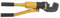 LANNADD Coupe-boulons hydraulique, 13 tonnes, coupe-boulons hydraulique, 22 mm, coupe-boulons hydraulique, coupe-boulons en acier, avec boîte pour coupe d'armature