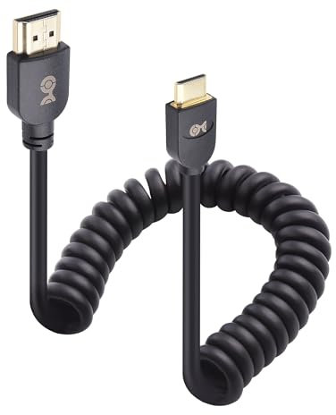 Cable MattersCoiled 8K Mini HDMI® to HDMI® Cable - 3