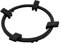 NUZAMAS Wok - Anillo universal antideslizante para wok de hierro fundido, 21,8 cm, hierro fundido, soporte para wok, agarraderas, accesorios de cocina de gas, piezas de repuesto para cocina