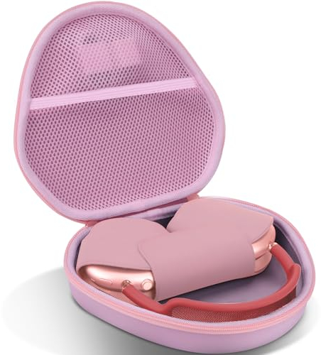 Lebakort Duro Viaggio Caso Custodia per Apple Nuovo AirPods Max Cuffie (Rosa)