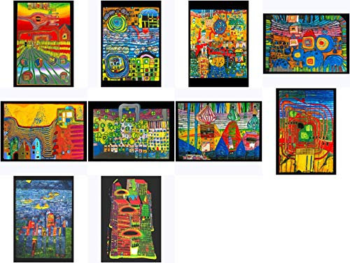 Kunstkarten-Set Friedensreich Hundertwasser II