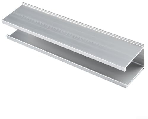 Schienensystem für PV-Solarmodul-Installation inklusive Endklemme und Mittelklemme (Set 3 (für 30 mm)