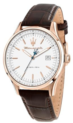 Maserati Orologio Uomo, Tempo, Data, Analogico, 42 mm, Collezione SORPASSO, Regalo Laurea - R8851124002