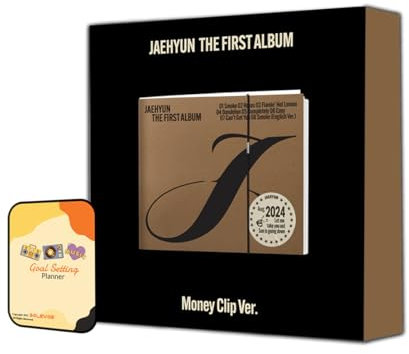 Jaehyun (NCT) J Album [Money Clip ver.]+Pre Order Benefits+BolsVos Exclusive K-POP Inspired Digital Merches