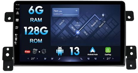 MISONDA 2 Din 6G + 128G Android Autoradio Per Suzuki Grand Vitara 2005-2015 Macchina Fotografica + Microfono Controllo del Volante supporto 4G WiFi DAB Carplay DSP RDS BT5.0 FM