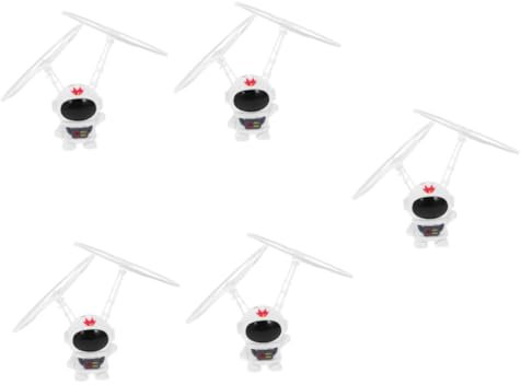 MOLUCKFU 5stücke Astronauten-flugspielzeug Für Junge Mädchen Mit Led-licht Sicheres Handbetriebenes Spielzeug Für Drinnen Und Draußen Für Jungen Und Mädchen