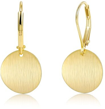 ALEXCRAFT Leaveback Drop Ohrringe Gold Hängend Gold Dangle Earrings for Women für Frauen Freundin Mama