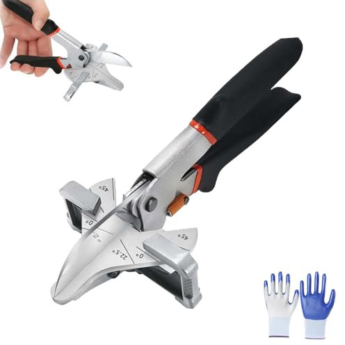 Multi-angle Precision Miter Shears, Multi Angle Miter Shear Cutter, Adjustable for 45°-135° Angles Miter Shears, Miter Shears for Molding, Multi-function for Precision Cutting (1 pcs)