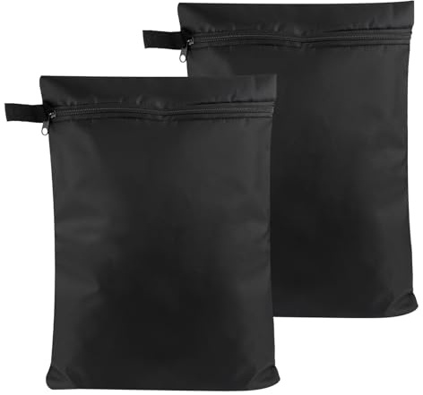 LuminaryLair 2 Piezas Bolsas Ropa Mojada con Cremallera 39.5×27.5cm | Bolsas de Húmedas y Secas Impermeables, Reutilizable Bolsa Ropa Mojada Piscina, Bolsa Húmeda Seca Impermeable Reutilizable