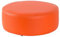 HTYUKFDG 10,6'' runder Ottoman-Pouf-Fußhocker aus Kunstleder, Ottoman-Fußstütze, Couchtisch, niedriger Hocker, moderner Boden-Fußhocker für Sofa, Kissen, Couch