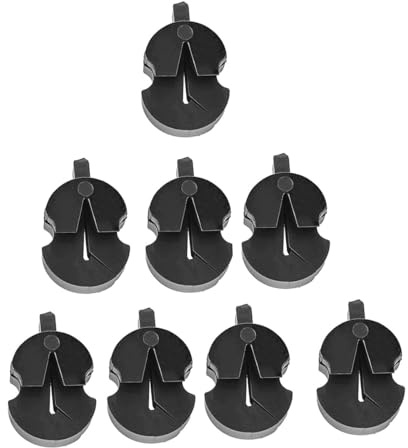 Laroal 8Pcs Dämpfer Für Violine Üben Violine Schalldämpfer Viola Brücke Schwarz