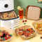 Carta Per Friggitrice ad Aria,Accessori Friggitrice ad aria Carta Forno. (100, 24 cm)