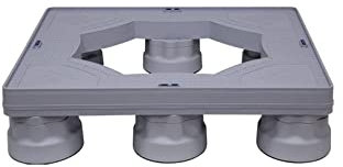 Base Lavatrice, Ruote per elettrodomestici, carrello per frigorifero e congelatore, base per lavatrice mobile alta 5,5, 60 x 50/55/60 cm, carrello a rulli per asciugatrice e frigorifero, antivibrazi