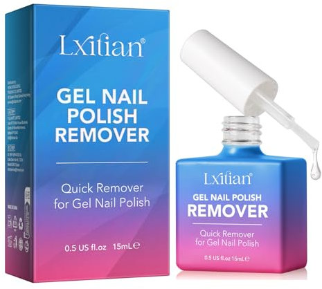 Gel Nail Polish Remover, Nail Polish Remover, Quick & Easy Removes Type of Nails for UV/LED | Acrylic | Plastic Gels in 5 Mitutes, No Need for Foil, Soaking or Wrapping, Protect Nail