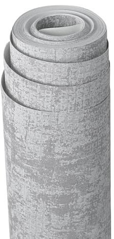 Struktur-Tapete, cremefarbene Tapetenrolle, 920 x 53 cm, Zement und