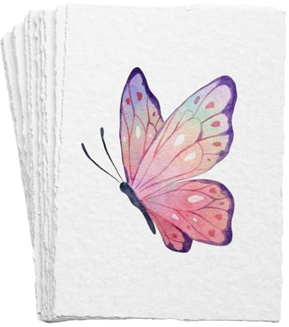 Xyvor 30 Blätter Büttenpapier, Blatt Aquarellpapier 300G 10.2 X 15.2 cm | Aquarell Papier, Aquarellblock, Watercolour Paper Blankopapier für Grußkarten DIY, Einladungen, Postkarten, Gemälde