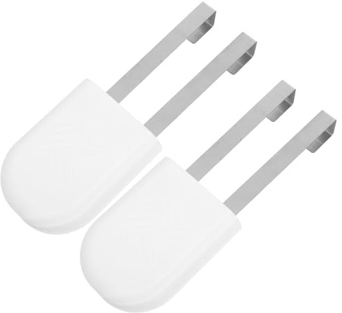 Alipis 2pcs Toilet Tank Cleaner Tablet Holder with Hook – Hanging Organizer for Toilet Bowl Tablets – Compact 7.39x2.63x0.83in Bracket for Bathroom Tank Cleaning