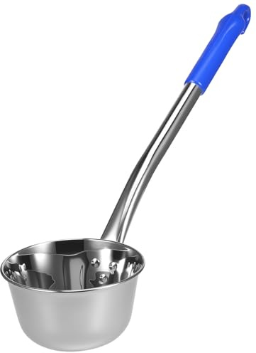 TOYANDONA Louche Crochet Suspendu Cuisine Acier Inoxydable en Manche Long 600ml Usage Pratique Grosse et Solide