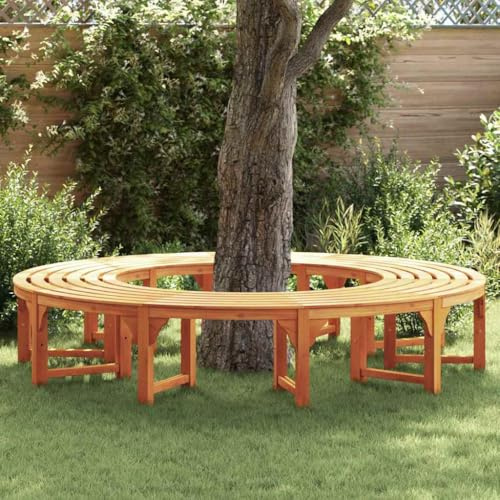 Plumbpyr Panchina per albero di Natale, 2 pezzi, in legno di eucalipto massiccio, 160 x 80 x 45 cm, per giardino, terrazza, per esterni, resistente alle intemperie, stile vintage