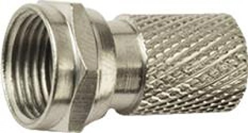 F Type Quick Twist On Plug for RG6 Cable