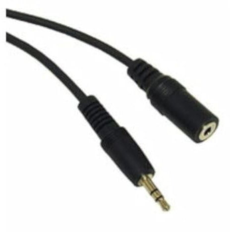 PCArena 3.5mm Stereo Headphone Jack Extension Cable Lead 1.5 m