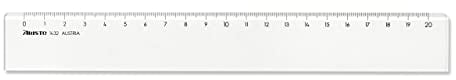 Aristo AR1432 Lineal (Plexiglas, 20 cm) glasklar