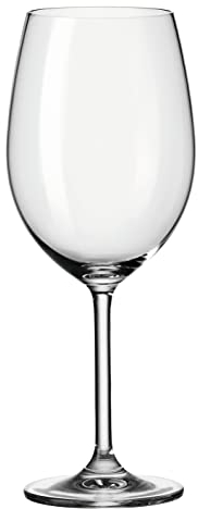 LEONARDO HOME Daily Bordeaux-Glas, 1 Stück, Rotwein-Kelch mit Stiel, spülmaschinenfestes Wein-Glas, 640 ml, 063317
