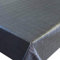 d-c-fix Wachstuch Wachstischdecke Tischdecke Gartentischdecke Leinen Look Grau Anthrazit Breite & Länge wählbar 120 x 210 cm Eckig abwaschbar