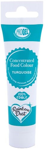 Colorant alimentaire en gel Progel 25 g - Bleu turquoise