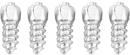 Elerose 100 PCS Metallo 12mm Antiscivolo Ruota Vite da neve per Auto pneumatico