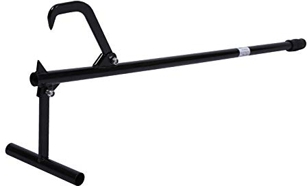 Wiltec Stammheber Hand 130cm für Baumstämme bis Ø35cm mit großer Hebelwirkung schont die Kettensäge, Fällhilfe mit Haken