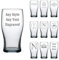 So Bespoke Personalised Engraved Pint Glass Your Text - Birthday Gift - for Him (Style 7)