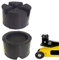 85x50mm mit 2V-Nuten/Waffeloberfläche Gummi-Auflage Unterlage Wagen-Heber Hebebühne eckig Auto Set Unterstellbock Klotz Rangier-Wagenheber Puffer Reifen Reifenwechsel LKW Räder KFZ Tuning Zubehör