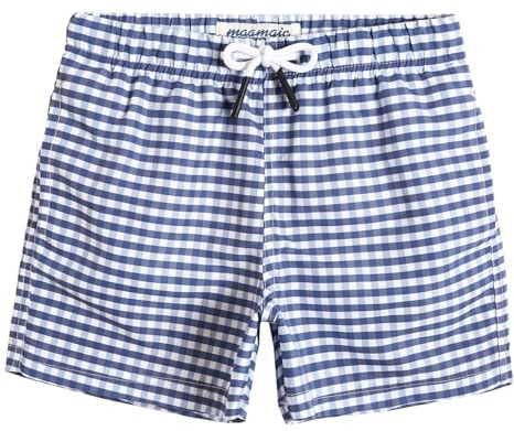 MaaMgic Maillot de Bain Enfant Garçon Short de Bain Garçon Coloré à Séchage Rapide avec Doublure Confortable et 3 Poches pour Plage et Piscine,5-6 Ans