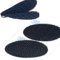 HIMRY 100mm x 12 paia Magia Adesivo Tondo Forte di Montaggio, Colla Adesiva, Versatili Appiccicosi Rotondi su Cuscinetti Pareti Piani Porte, Gancio e Anello, Niente più Chiodi, Nero KXB5055