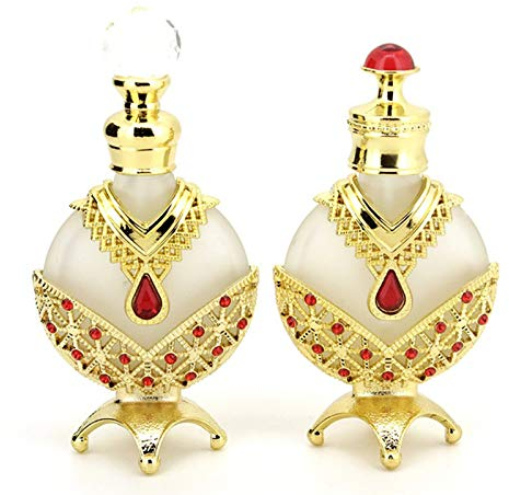 WZCXYX 2pcs 10ML Mädchen Flasche ätherisches Öl Flasche Großhandel Farbe Stein Parfüm Flasche Einzelne Flasche Aromatherapie Flasche