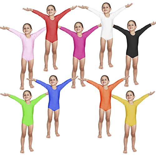 Pegasus Body In Lycra manica lunga vari colori Danza Recite Made in Italy (fucsia, 4/5 anni)