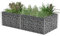 Festnjght Jardinera Exterior,Arriate de Gaviones,Gaviones de Piedra,Muro de Gaviones,Decorativos para Jardin Patio,Acero Galvanizado 180 x 90 x 50 cm