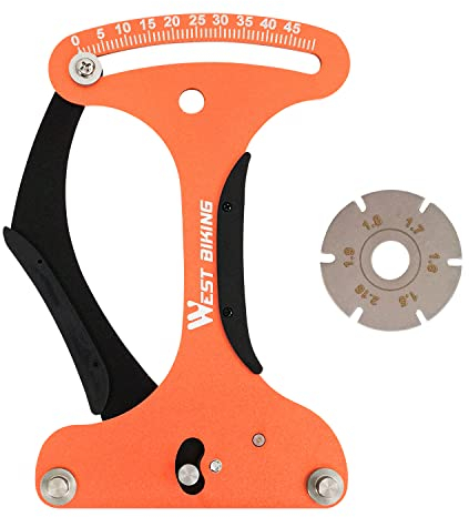Qinglee Speichenspannungsmesser, Speichentensiometer Set mit Zubehör, Messgerät für Fahrradspeichenspannungsmessgerät, Für Fahrrad Rad Speichen Manufacturing oder Korrektur