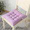 ZOCIS Cuscini quadrati per sedie comode, per sedie da cucina e sala da pranzo, con lacci antiscivolo, per sedie da casa, ufficio, soggiorno e giardino, 4 pezzi, 40 x 40 x 6 cm, viola chiaro