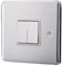Albert Austin 2 Gang 2 Way Light Switch Standard UK Switch Easy Installation Sleek Finish Excellent Electrical Conductivity Socket Soft Edges For Home and Commercial Use PGM 33605 10A Brushed Steel