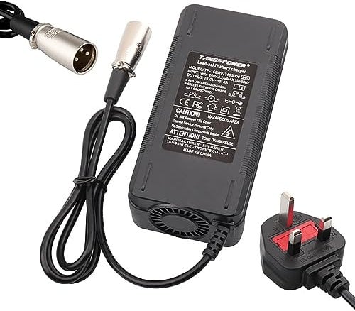 24V 5A Lead Acid Battery Charger, For Mobility Wheelchair, Electric Bike, Mobility Scooter, Golf Cart, 28.8V Lead-Acid Charger, With 3-Pin XLR Connector